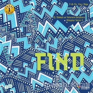 Find IQ Dikkat ve Yetenek Geliştiren Kitaplar Serisi 3 Level 1 7 8 9 Yaş