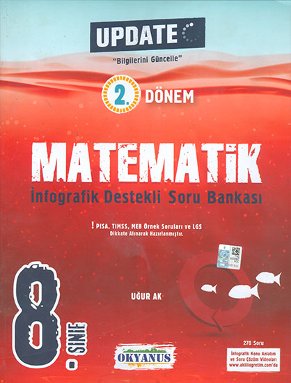 8 Sınıf 2 Dönem Matematik Update İnfografik Soru Bankası