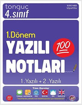 4 Sınıf Yazılı Notları 1 Dönem 1 ve 2 Yazılı