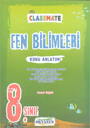 8 Sınıf Classmate Fen Bilimleri Konu Anlatımı