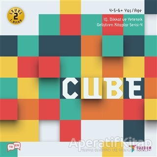 Cube IQ Dikkat ve Yetenek Geliştiren Kitaplar Serisi 4 Level 2