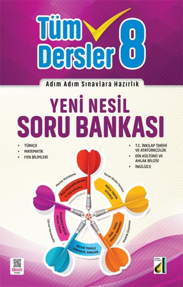 Damla Yayınevi 8 Sınıf Yeni Nesil Tüm Dersler Soru Bankası