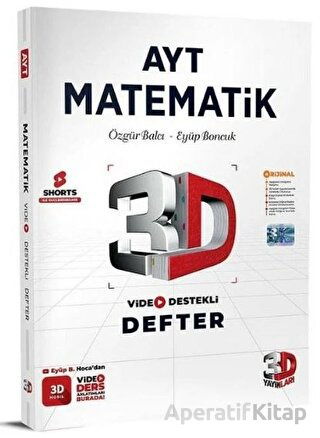 AYT Matematik Video Destekli Defter