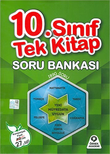 10 Sınıf Tek Kitap Soru Bankası