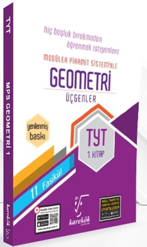 TYT Geometri Üçgenler 1 Kitap MPS 11 Fasikül