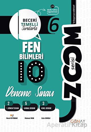 6 Sınıf Fen Bilimleri Zoom 10 Lu Deneme