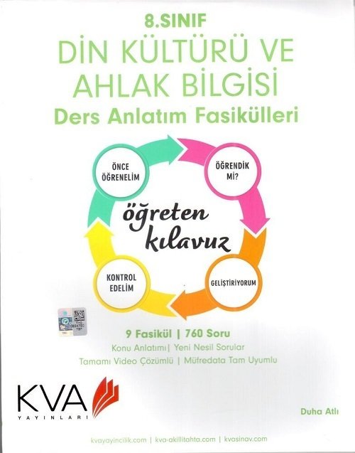 KVA Koray Varol 8 Sınıf Din Kültürü ve Ahlak Bilgisi Öğreten Kılavuz Ders Anlatım Föyleri Komisyon 75 İndirim
