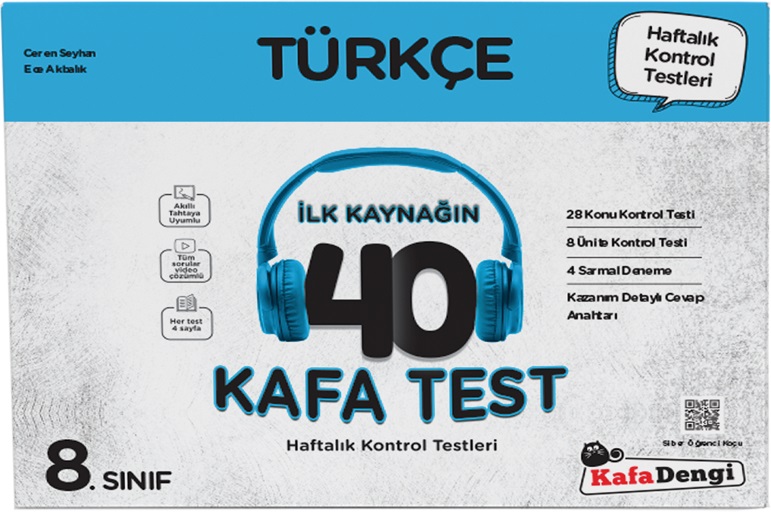8 Sınıf Türkçe İlk Kaynağın 40 Kafa Test