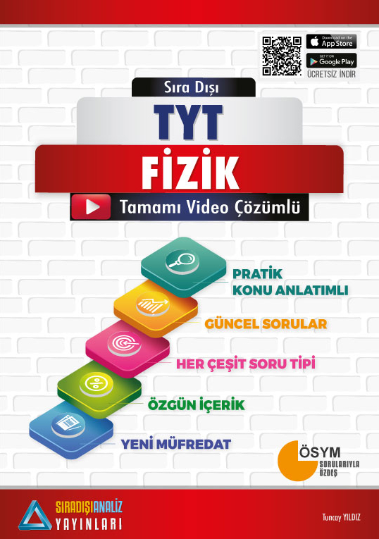 Sıradışıanaliz TYT Fizik Tamamı Video Çözümlü Komisyon 86 İndirim