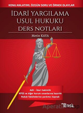 İdari Yargılama Usul Hukuku Ders Notları