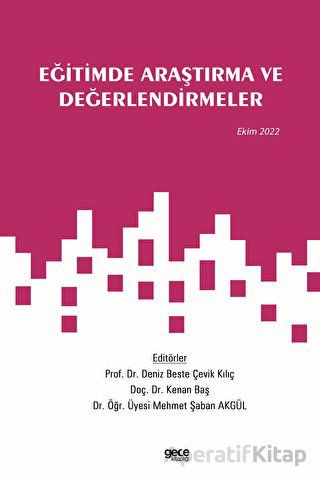 Eğitimde Araştırma ve Değerlendirmeler