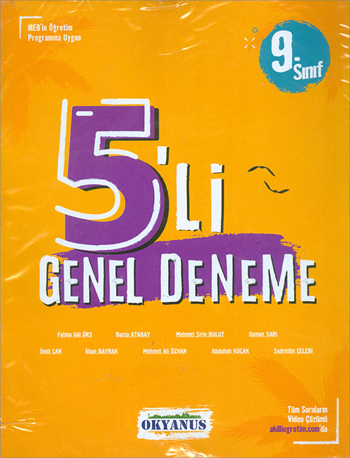 Okyanus 6 Sınıf 5li Deneme Komisyon 25 İndirim