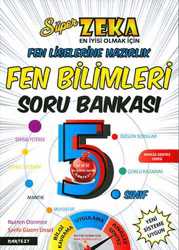 5 Sınıf Süper Zeka Fen Bilimleri Soru Bankası