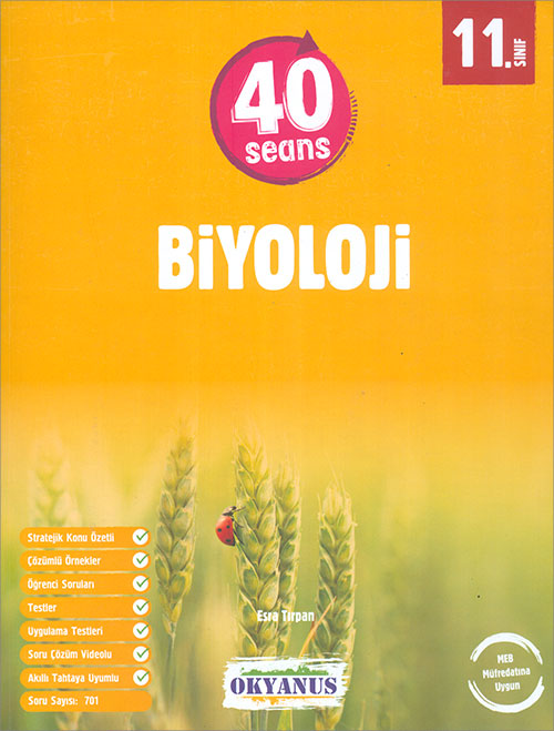 11 Sınıf 40 Seans Biyoloji