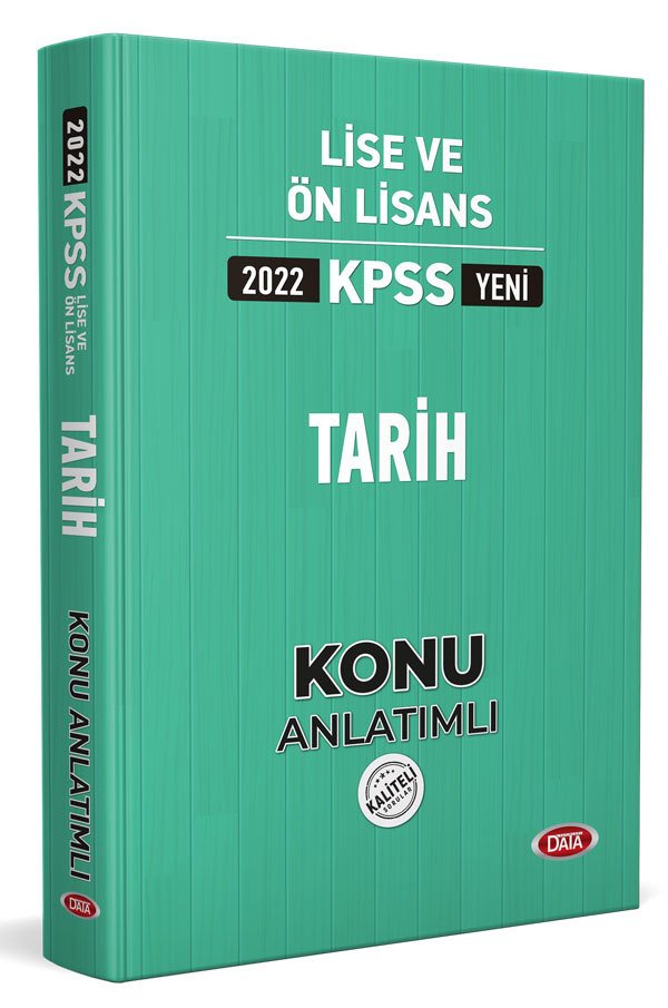 2022 KPSS Lise amp Ön Lisans Tarih Konu Anlatımlı Data Yayınları Komisyon 16 İndirim