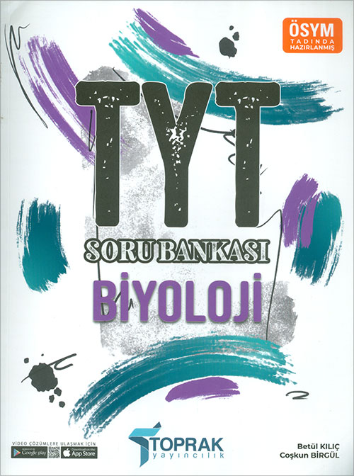 Toprak Yayınları 2024 TYT Biyoloji Soru Bankası