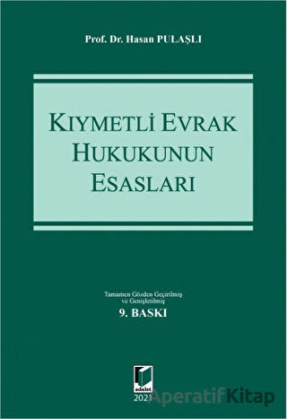 Kıymetli Evrak Hukukunun Esasları Hasan Pulaşlı 10 İndirim