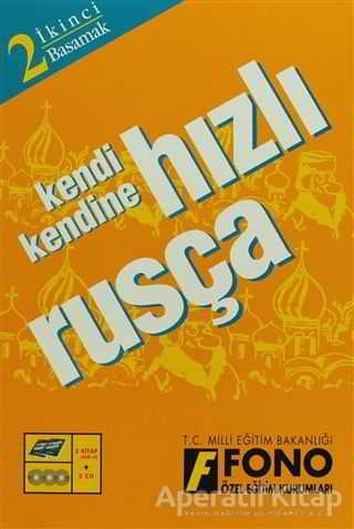 Hızlı Rusça 2 Basamak 2 kitap 3 CD