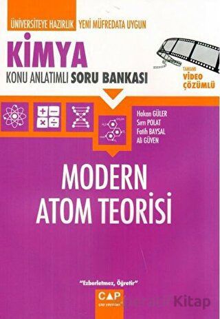 Modern Atom Teorisi Kampanyalı Çap Yayınları Komisyon 18 İndirim