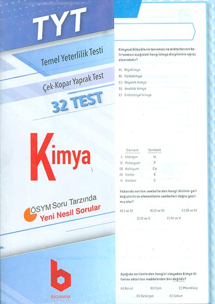 TYT Temel Kimya Yaprak Test