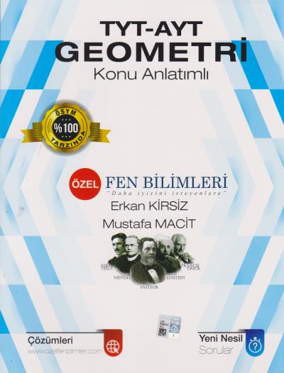 TYT AYT Geometri Konu Anlatımlı Özel Fen Bilimleri Komisyon 33 İndirim