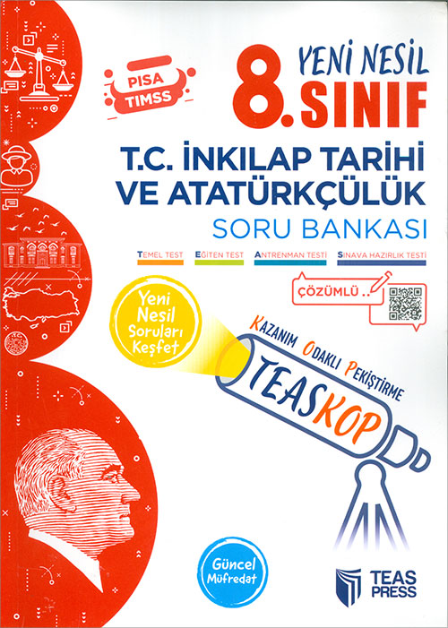 Teas Press 8 Sınıf İnkılap Tarihi Soru Bankası Komisyon 80 İndirim