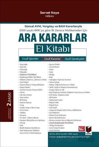 Ara Kararlar El Kitabı