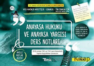 Anayasa Hukuku ve Anayasa Yargısı Ders Notları Temsil Yayınları