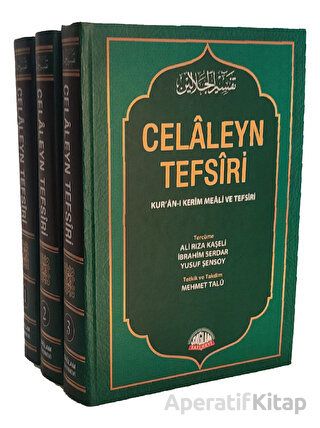 Celaleyn Tefsiri Tercümesi Kuran ı Kerim Meali ve Tefsiri 3 Cilt Takım İthal Kağıt