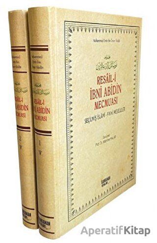 Resaili İbni Abidin Mecmuası 2 Kitap Takım