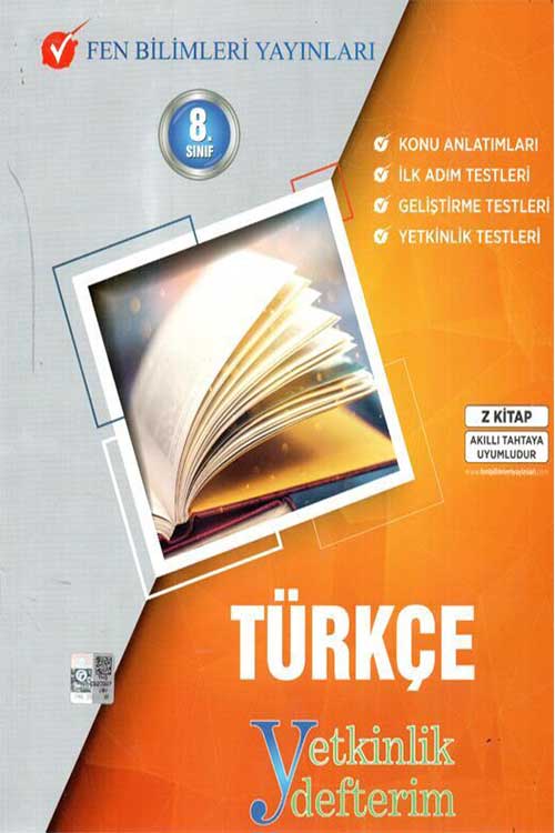 8 Sınıf Yeni Nesil Türkçe Yetkinlik Defterim