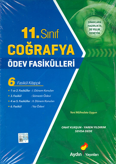 11 Sınıf Coğrafya Ödev Fasikülleri Aydın Yayınları Komisyon 56 İndirim