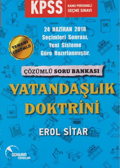 Doktrin KPSS Vatandaşlık Doktrini Soru Bankası Çözümlü Komisyon 33 İndirim