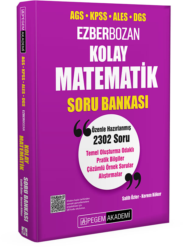 AGS KPSS ALES DGS Kolay Matematik Soru Bankası