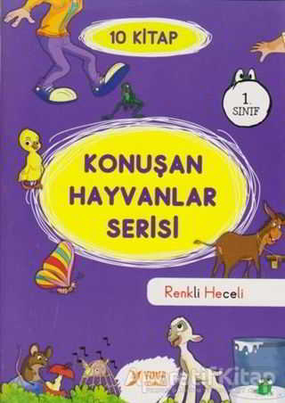 1 Sınıf Konuşan Hayvanlar Serisi 10 Kitap Takım