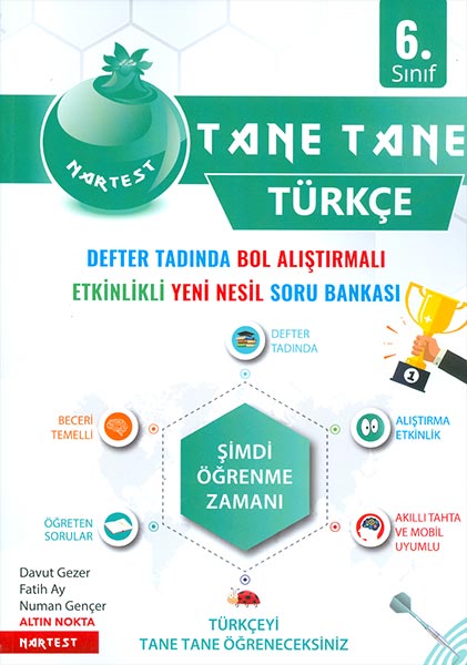 6 Sınıf Defter Tadında Tane Tane Türkçe