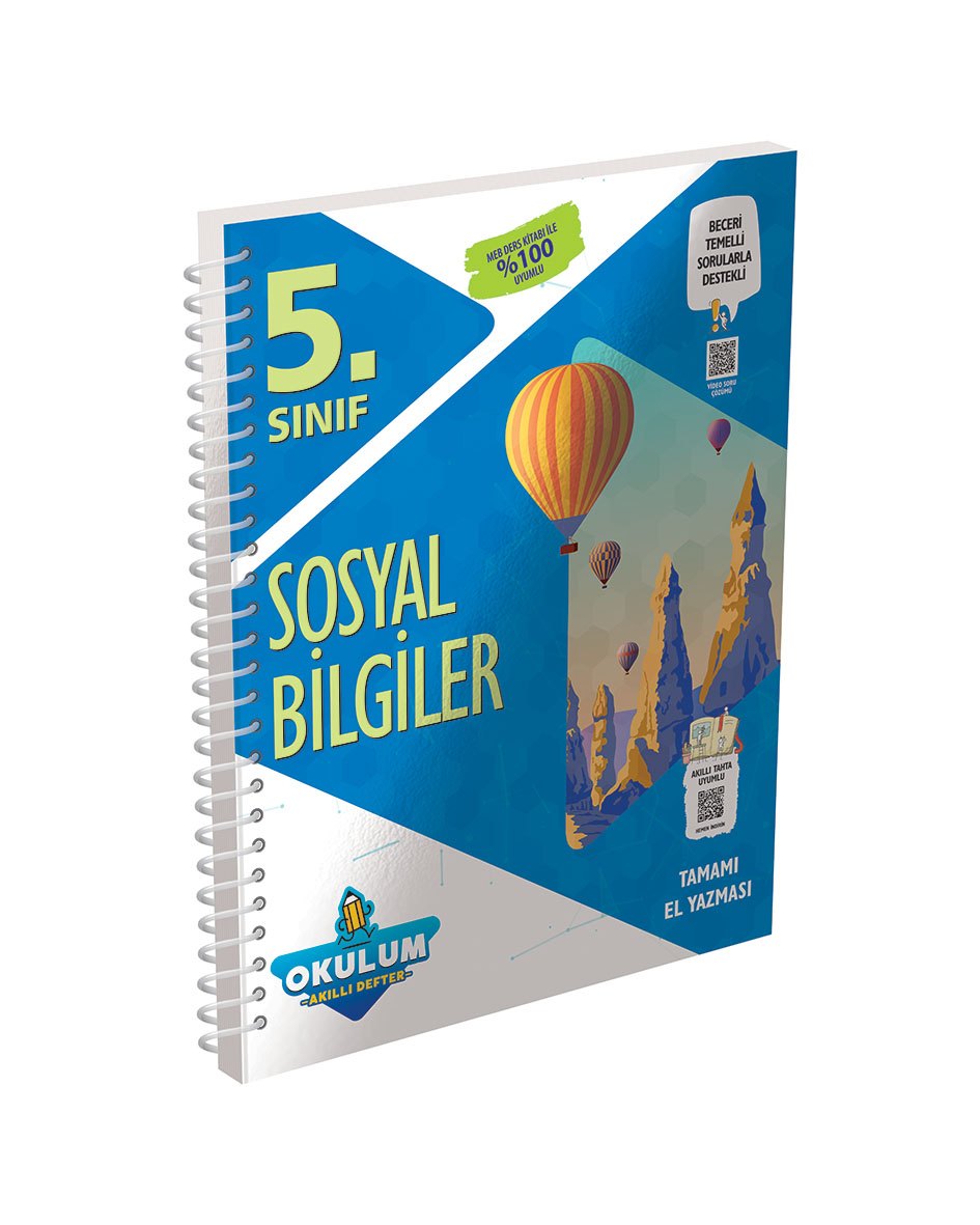 3554 5 Sınıf Sosyal Bilgiler Akıllı Defter