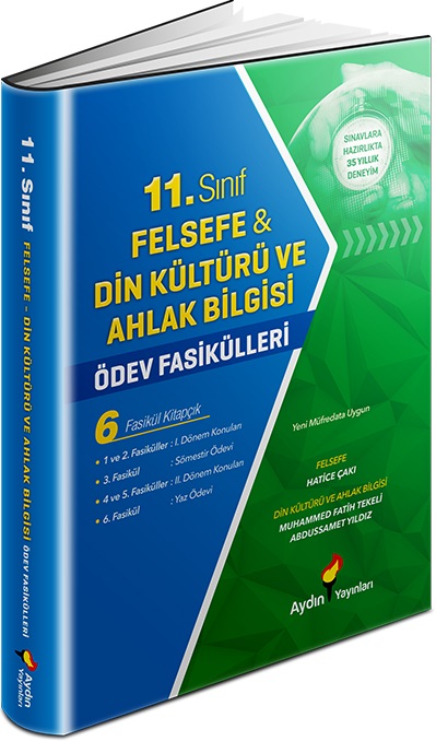 Aydın 11 Sınıf Felsefe Din Kültürü ve Ahlak Bilgisi Ödev Fasikülleri Komisyon 57 İndirim