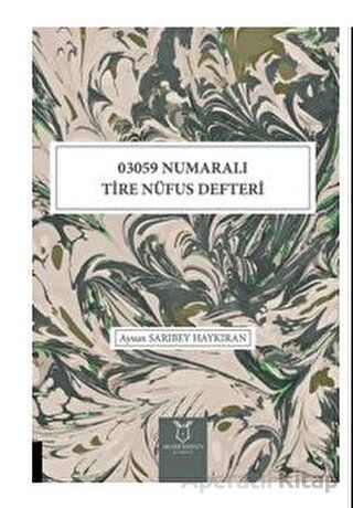 03059 Numaralı Tire Nüfus Defteri