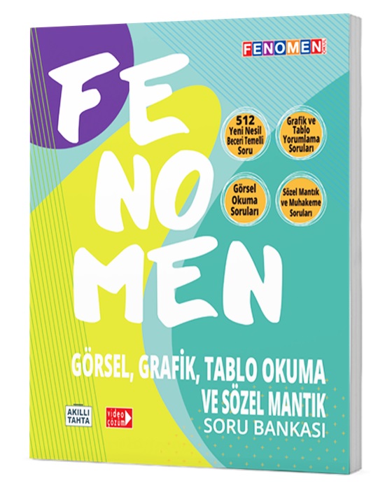 8 Sınıf Fenomen Görsel ve Grafik Okuma Soru Bankası Fenomen Kitap