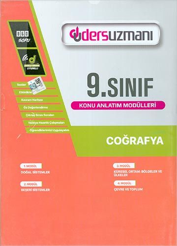 9 Sınıf Coğrafya Ders Uzmanı Fasikülleri