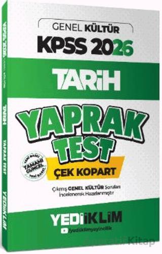 2026 KPSS AGS Genel Kültür Tarih Çek Kopart Yaprak Test