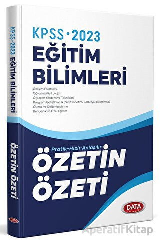 2025 KPSS Eğitim Bilimleri Özetin Özeti