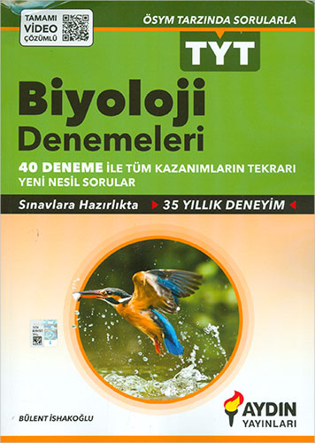 Aydın Yayınları 2022 AYT Biyoloji 30 lu Denemeleri