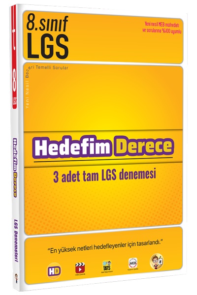 8 Sınıf LGS Hedefim Derece Denemeleri Tonguç Akademi