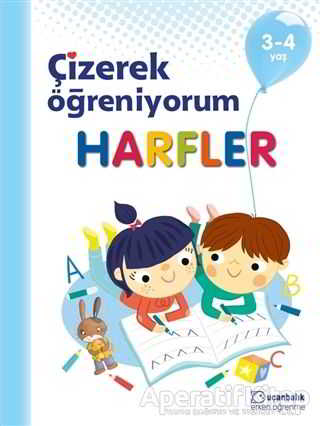 Harfler Çizerek Öğreniyorum 3 4 Yaş