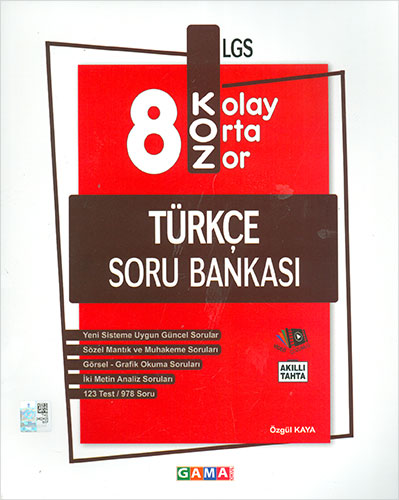 8 Sınıf LGS Koz Türkçe Soru Bankası