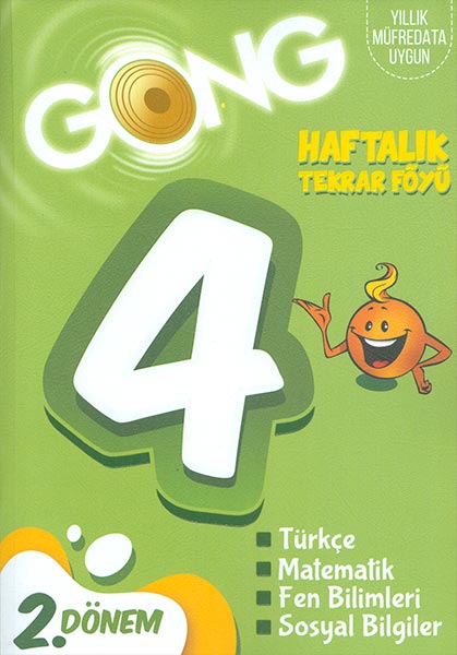 GONG 4 Sınıf 2 Dönem Haftalık Tekrar Föyü 11 İndirim