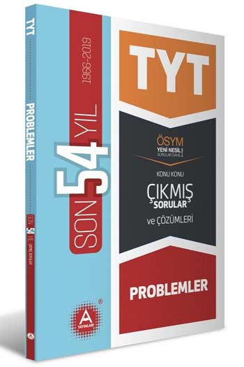 AYayınları TYT Problemler Son 54 Yıl Konu Konu Çıkmış Sorular ve Çözümleri Komisyon