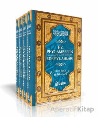Hz Peygamber in Edep ve Ahlakı 4 Cilt Takım